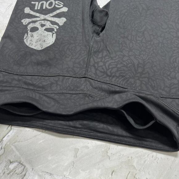 Lululemon Run Inspire Crop II Soul Cycle Legging SIZE 4 Black Camo Luxtreme - Picture 4 of 10